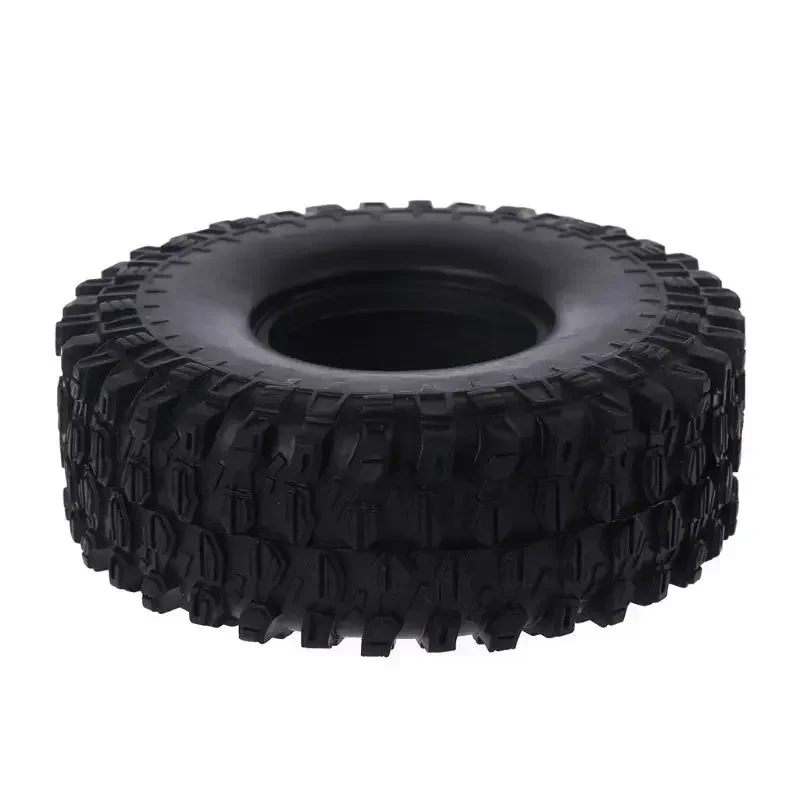 4pcs 1/10 RC Cars Rubber Tires 1.9inch 120*42mm Wheel Tyres for 1:10 Rock Crawler Axial SCX10 II 90046 RR10 WRAITH Trxs TRX4