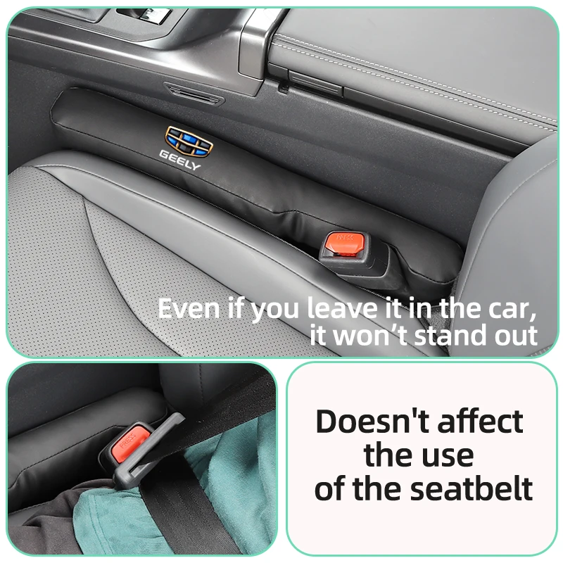 Car Seat Gap Filler Strip Side Seam Leak Plug Storage Box Accessories For Geely Atlas Boyue NL3 X6 EX7 Emgrand X7 SUV GT GC9 Bor 6