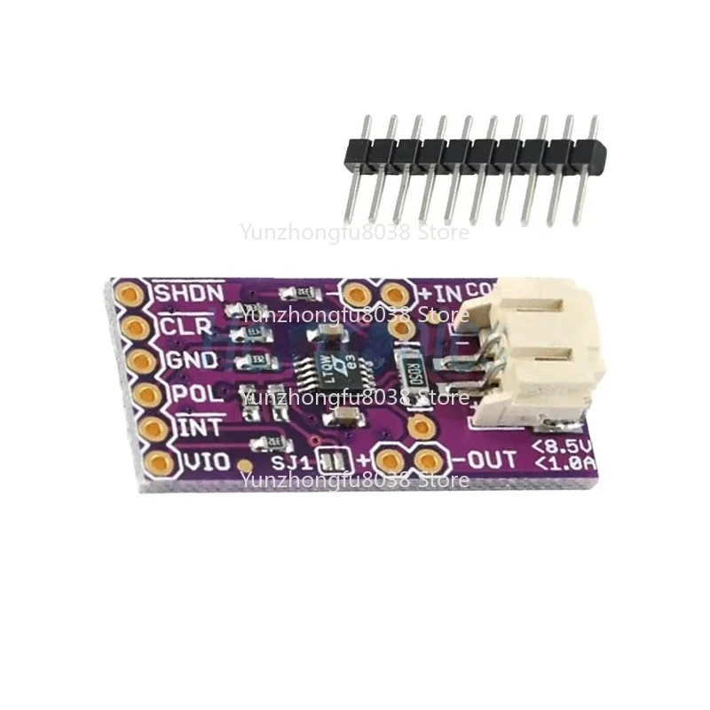 LTC4150 Модуль счетчика кулонов, Модуль счетчика аккумуляторной батареи, Датчик обнаружения тока, для мониторинга мощности