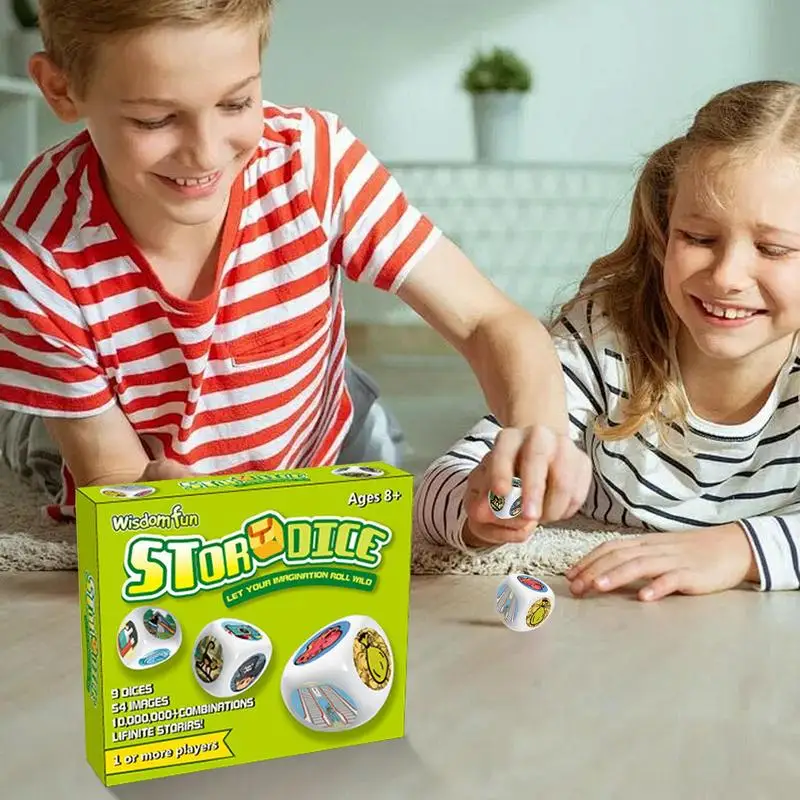 Educational Board Games Interactive Educational Storytelling Dice Game Early Education Table Game Creative Telling Activity For