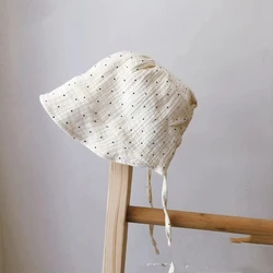 Bonnet de protection à œillets pour bébé fille, couvre-chef d'été pour les tout-petits