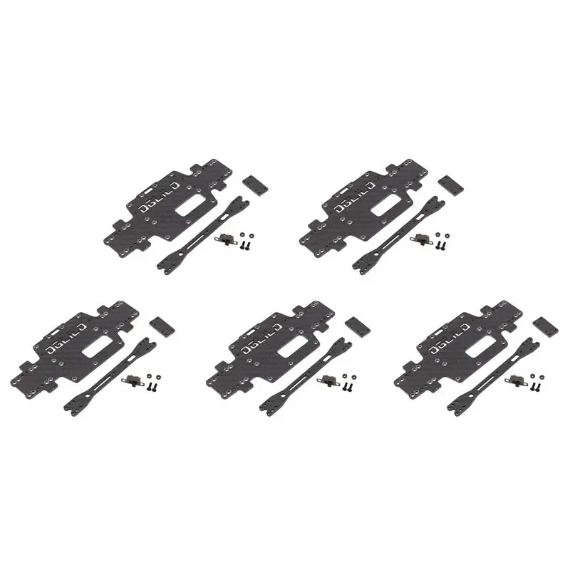 B05C-5X For Wltoys K969 K979 K989 K999 P929 P939 1:28 Carbon Fiber Chassis Car Bottom Low Body Shell