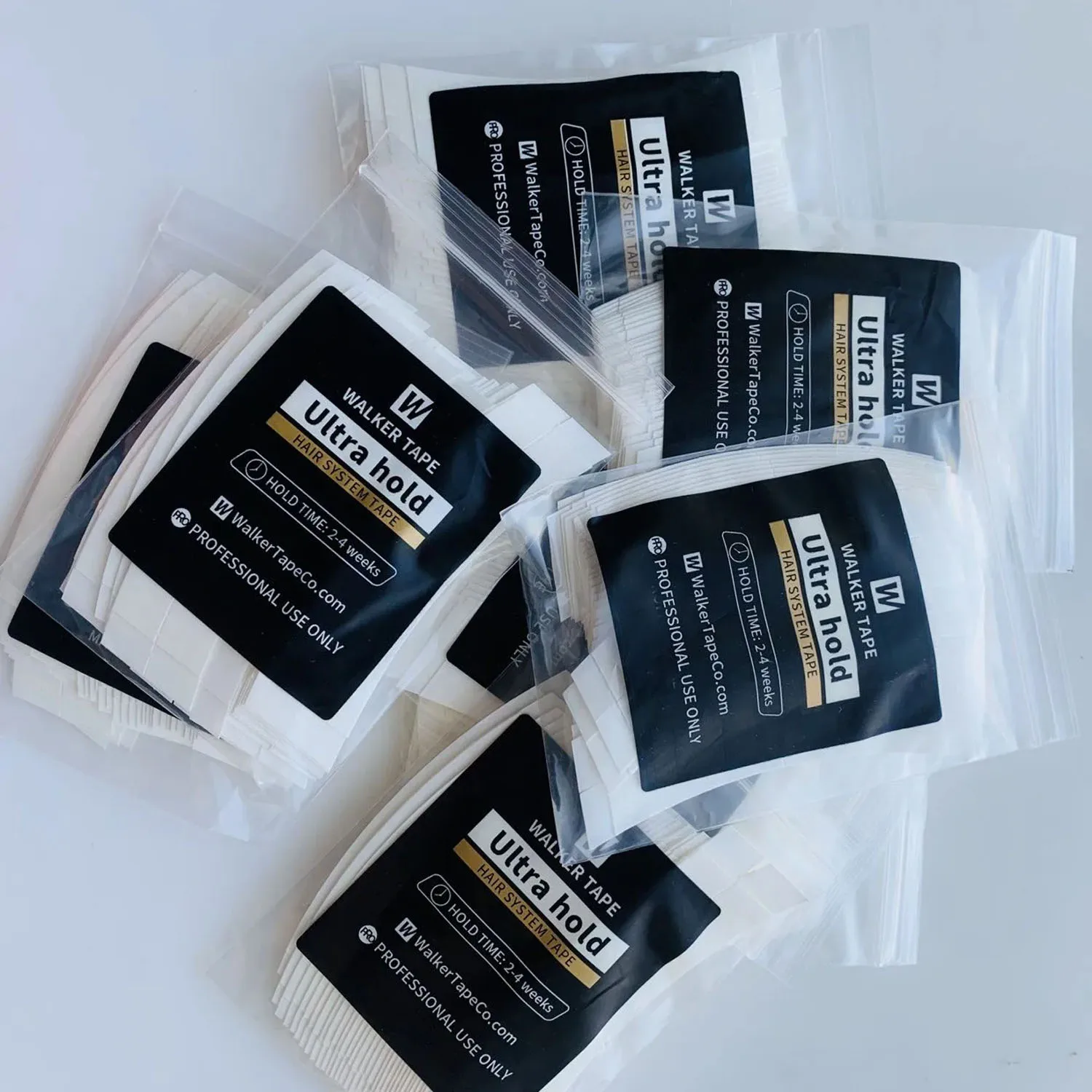 

108 шт., ультрафиксирующая прочная белая лента для волос, двухсторонняя клейкая супер лента для кружевного парика/мужского парика/зачески