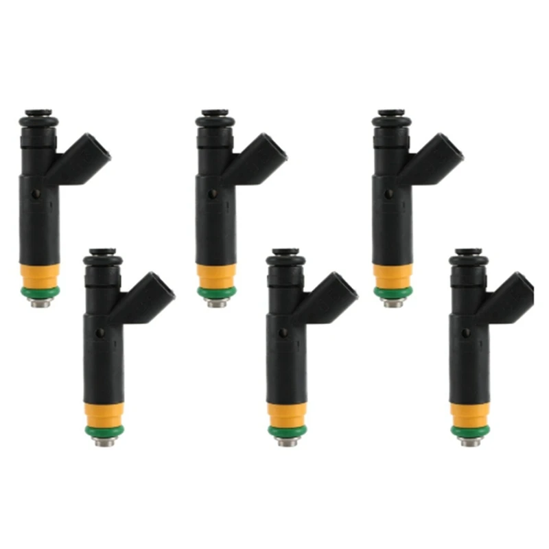 

6Pcs Fuel Injectors YR3E-A6A YR3E-A4A CM4881 CM4955 For Ford F-150 Heritage Mustang 3.8L 4.2L Car Accessories