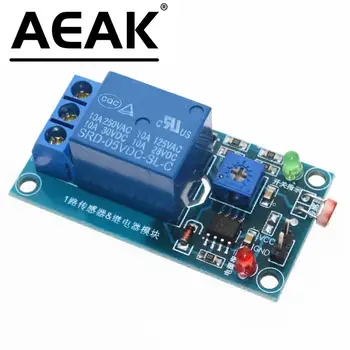 AEAK 5V ışık Photoswitch sensör anahtarı LDR photorelay röle modül lamba algılama ışığa duyarlı sensör kurulu