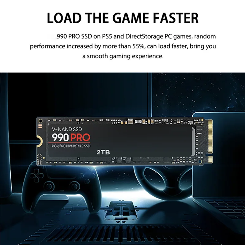 SSD high speed 990 PRO PCIe 4.0 NVMe 4.0 M.2 2280 1TB 2TB 4TB SSD Internal Solid State Hard Drive For Laptop PC PS4 128gb