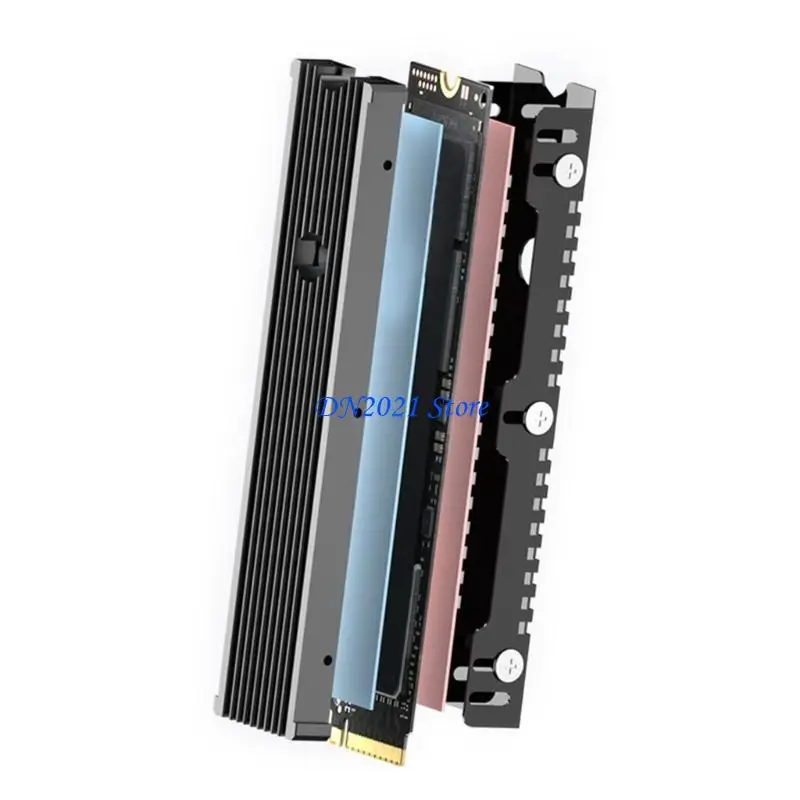F3KE Aluminio PCI-E NVME para disipadores térmicos M.2 NGFF SSD para disco duro estado sólido M.2 NVME