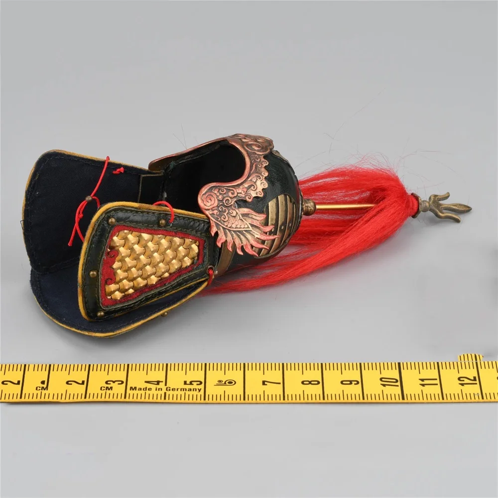 1/6 KLG KLG-R030B سلالة مينغ Koxinga الملك ذكر الجندي دمية خوذة درع تلسكوب اللعب نموذج ل 12 "دمية الشكل جمع DIY بها بنفسك