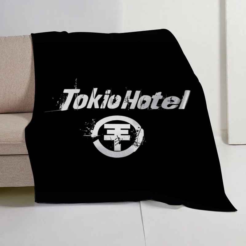 Benutzer definierte Decke Sofa Winter King Size T-Tokio Hotels warmes Knie Bett Fleece Camping Nickerchen flauschige weiche Decken Mikro faser Bettwäsche