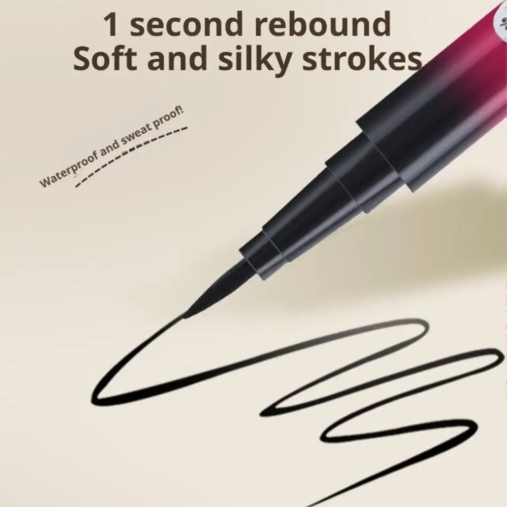 メイクアップ究極の黒液体アイライナー長期持続防水 36H 超細アイライナーペン高品質化粧品美容ツール