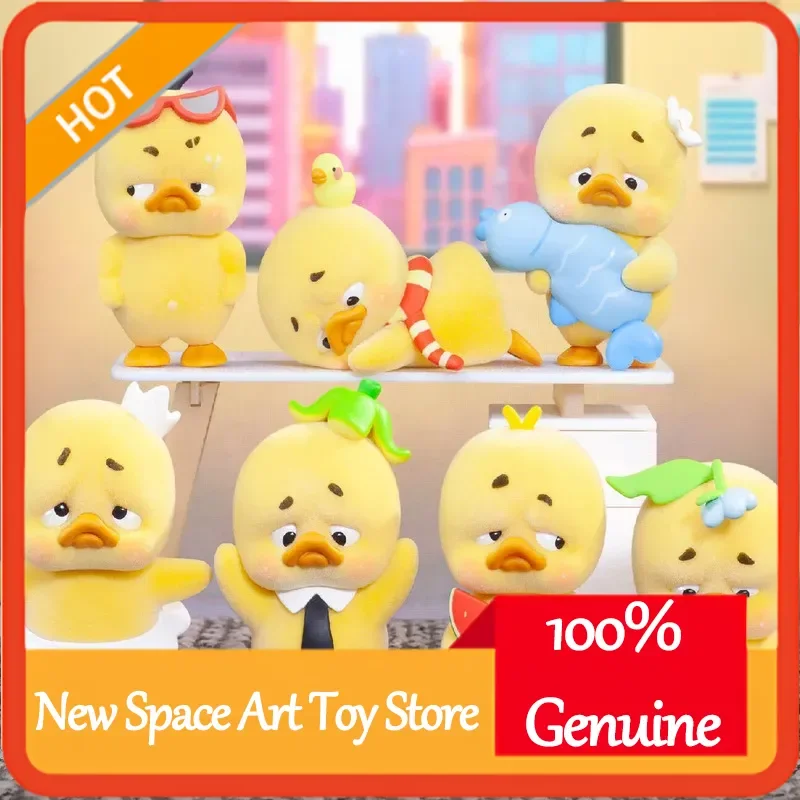 

UpsetDuck Mysterious Surprise Blind Box Kawaii PVC Model Figurine Trendy Spiral Duck Stop the Spiral Collectible Birthday Gift