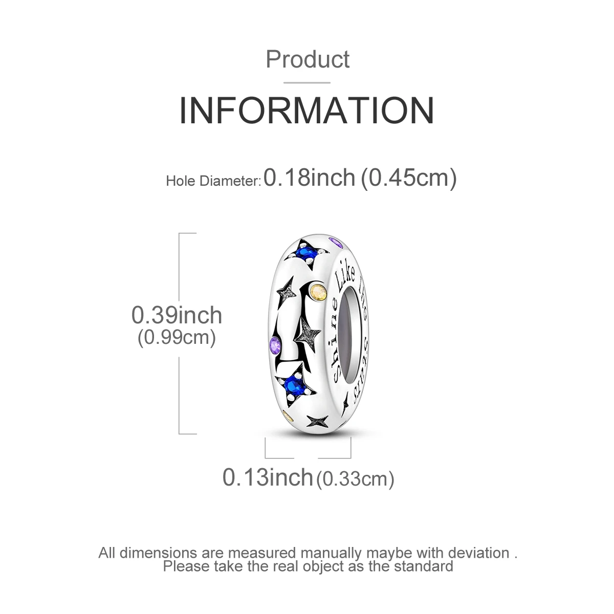 Charms passend für Originalperlen, 925er Sterlingsilber-Clip-Charms, Zirkon-Silikon-Abstandshalterperlen, passend für Armbänder, Damen-DIY-Geschenk – Detail 13