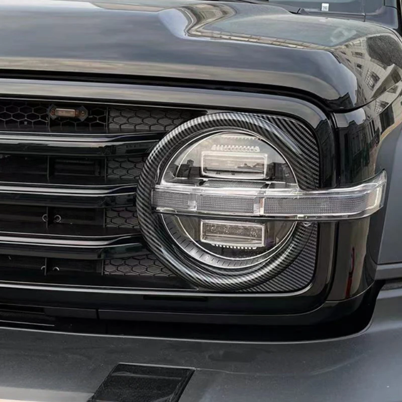 

Front and Rear Fog Lamp Decorative Frame Headlight Taillight Lamp Shade Sequin Exterior Modification Accessories For Tank 300