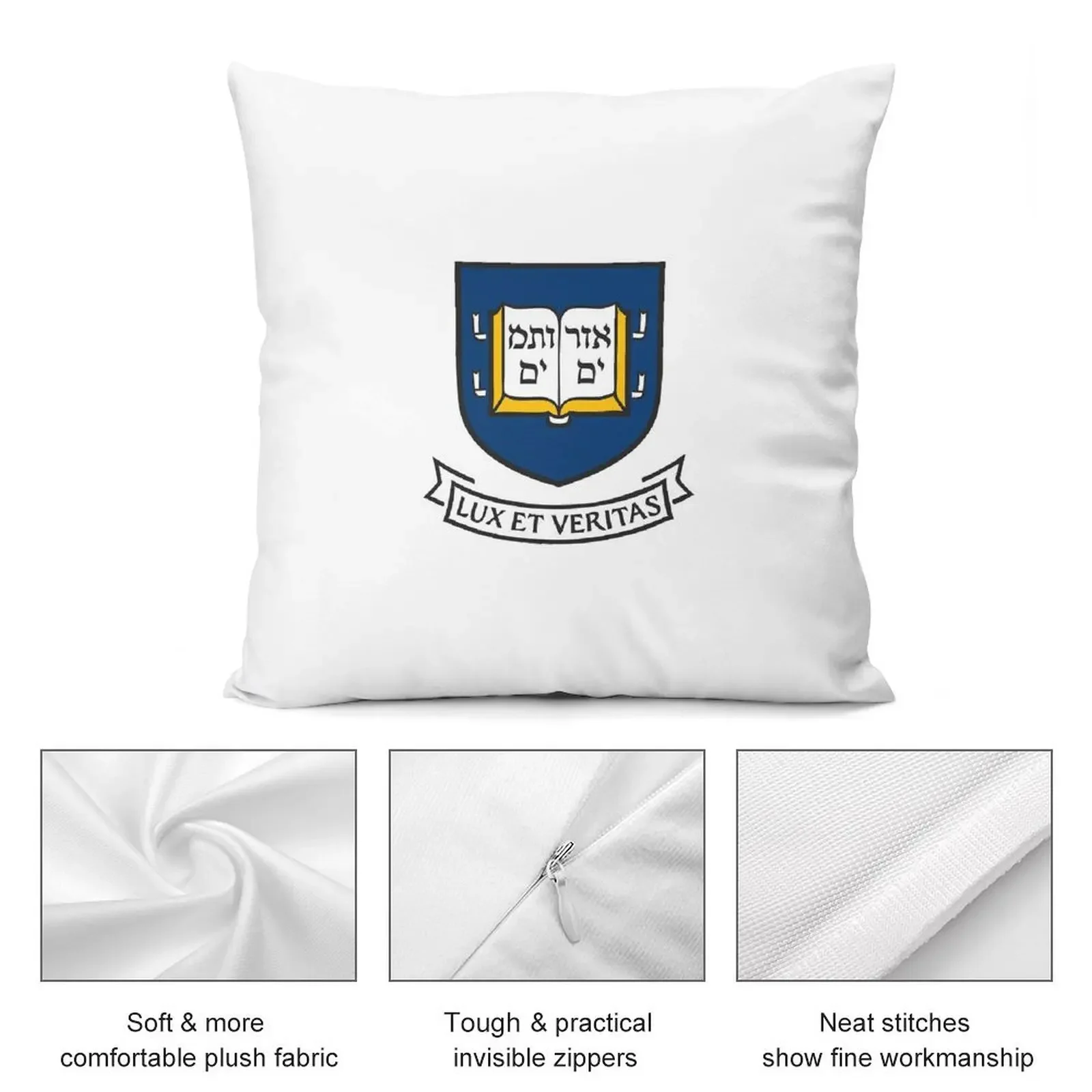 University of Yale Throw Pillow pillow pillowcase luxury decor pillow