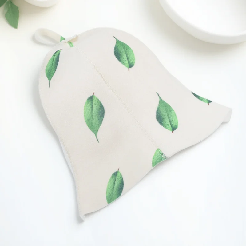 

Шапка для сауны, многоразовая, впитывающая, из фетра, легкая, удобная, для мужчин и женщин, портативная шапочка для душа, аксессуары для спа, для ванной комнаты