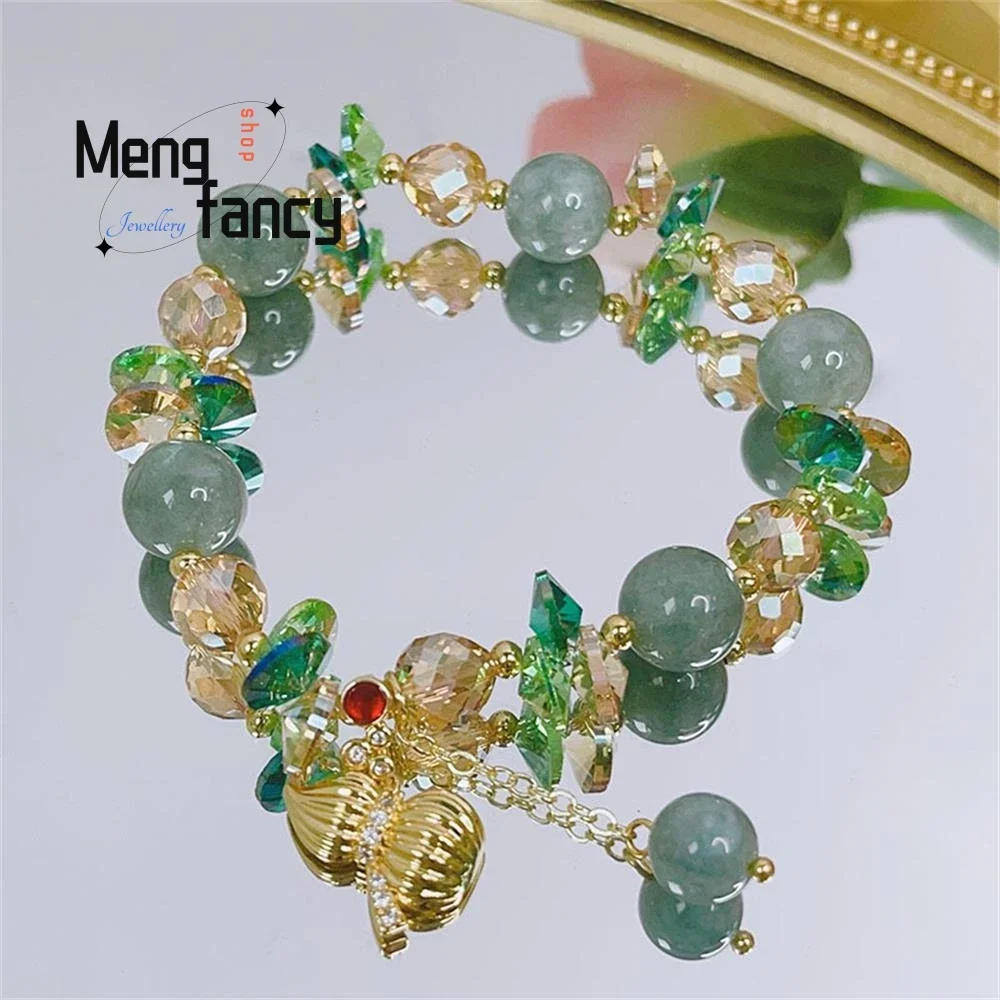 

New Gourd Bracelet Super Flash New Chinese Beaded Bracelet Fashion Agate Hand Decoration Exquisite Fashion Jewelry Holiday Gifts