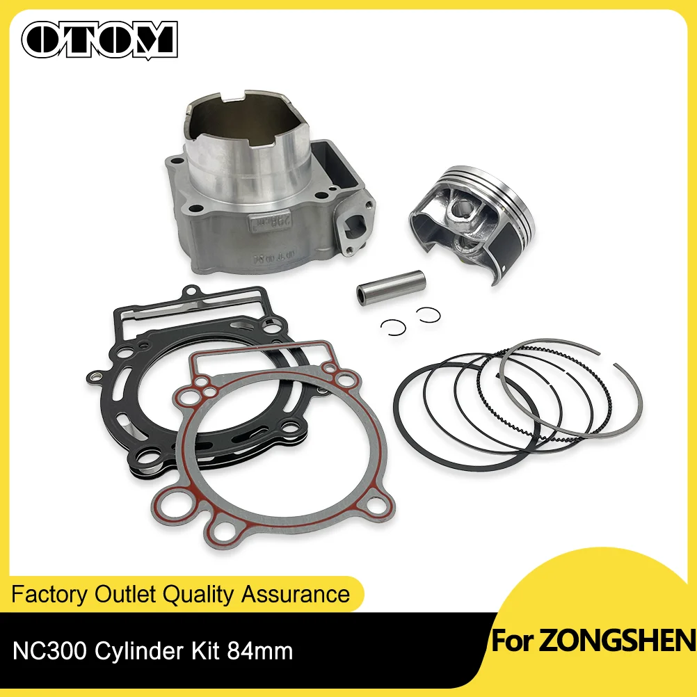 OTOM Motorcycle 84mm Cylinder Kit Casting Engine Piston Pin Ring Gasket For ZONGSHEN NC250 NC300 KAYO K6 AVANTIS MOTOLAND GR BSE