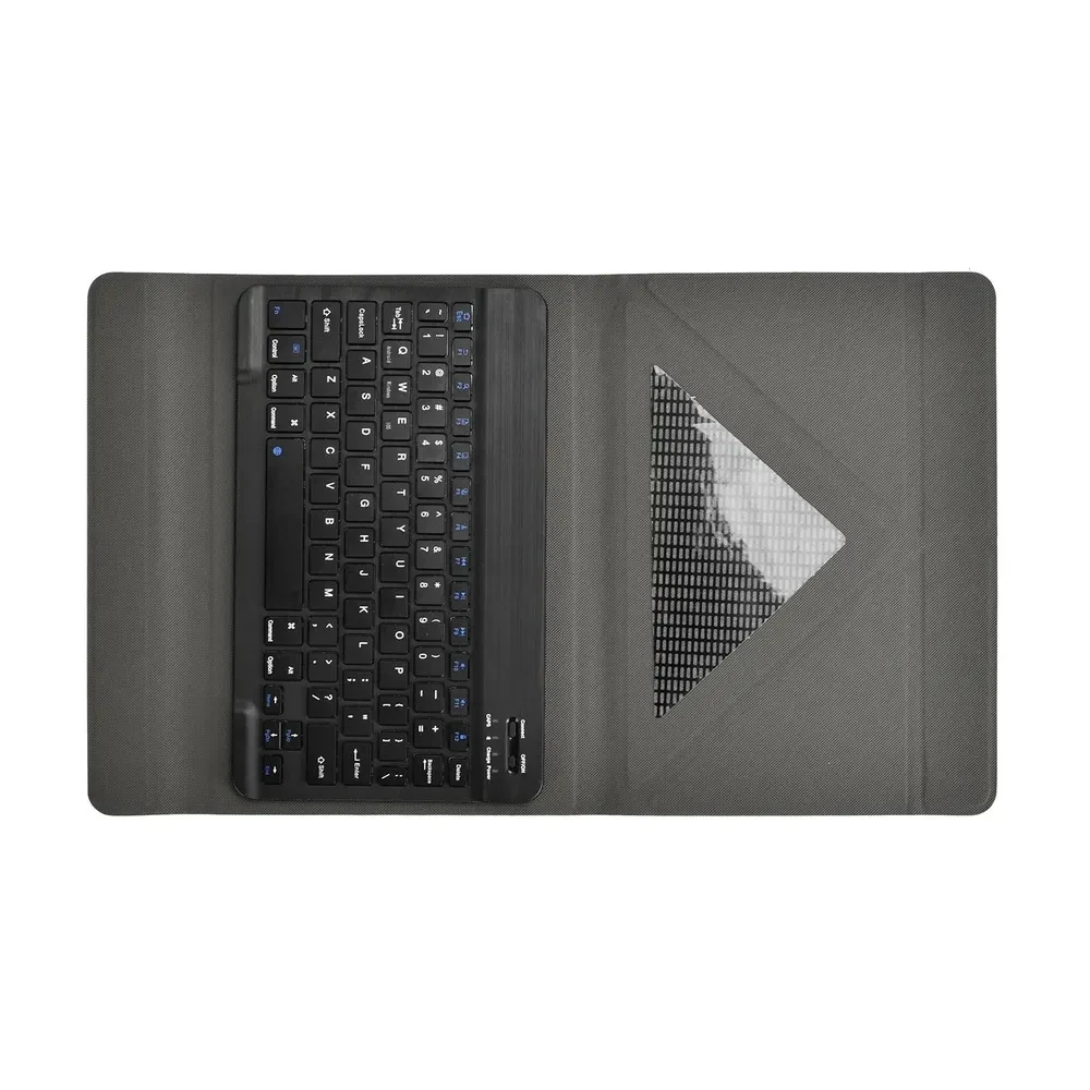 Capa protetora magnética universal para tablet, com teclado sem fio bluetooth, teclado removível, capa de proteção de couro