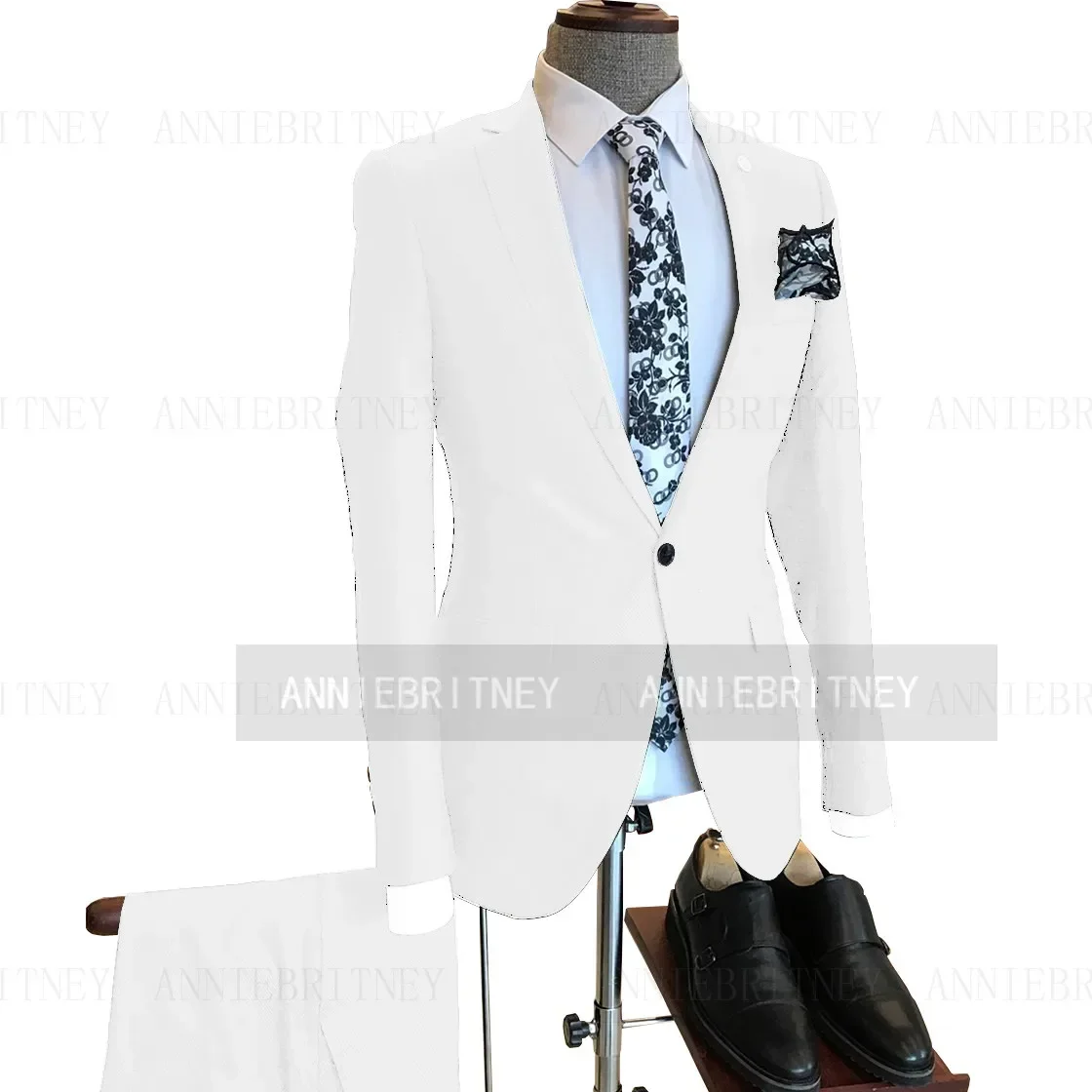 2024 Nieuwste Ontwerp Roze Elegante Pakken Voor Mannen Smart Casual Slim Fit Blazers Hombre Hoge Kwaliteit Custom 2 Delige Set Kostuum Homme