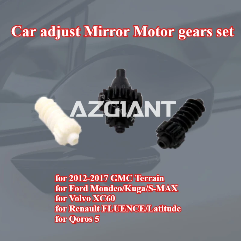 

AZGIANT Car adjust Mirror Motor gears set for GMC Terrain/ Ford Mondeo/Kuga/S-MAX/Volvo XC60 Renault FLUENCE/Latitude/Qoros 5