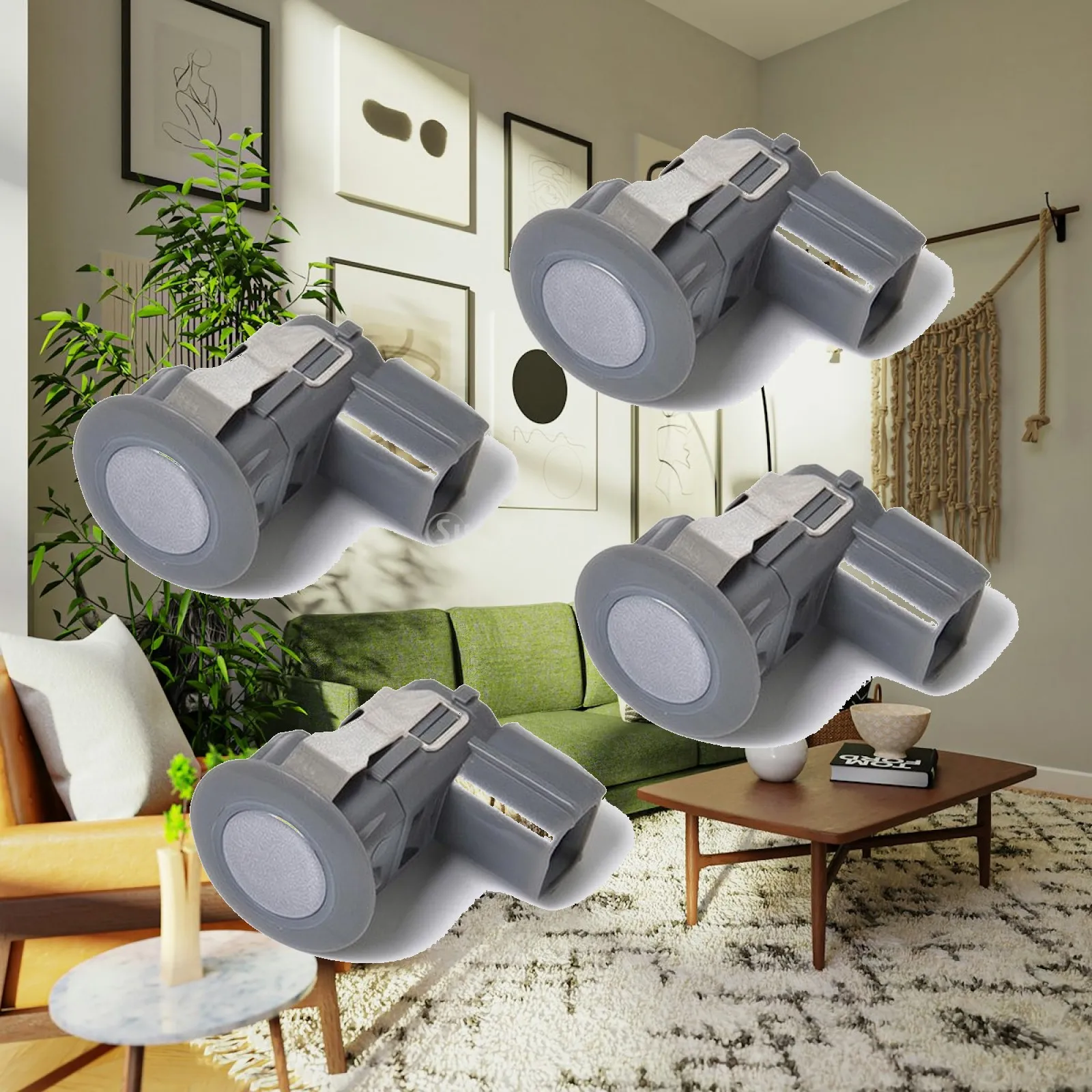 Parking Sensor with Retaining Clip Sonar Backup Detection Parking Sensor Car Accessory Easy to Install Impact Resistant