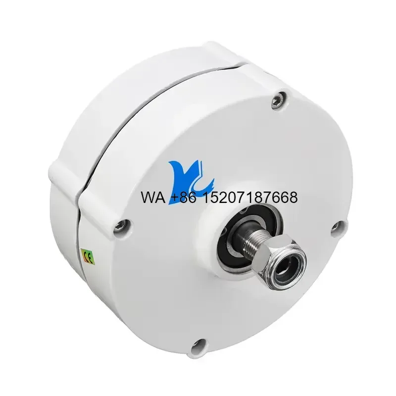 Wmwmnu For Home Use Generator 400W 500W 600W 12V 24V 48V Low Speed Dynamo Gearless Permanent Magnet AC Alternators for Wind