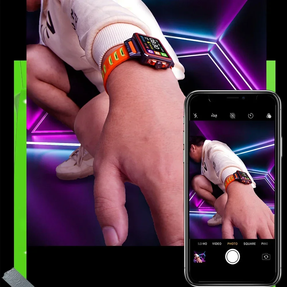 LOKMAT Fashion Sport Smart Watch Fitness Tracker S666 Digtal Clock Heart Rate Monitor Colorfull Watches for Android iOS Phone