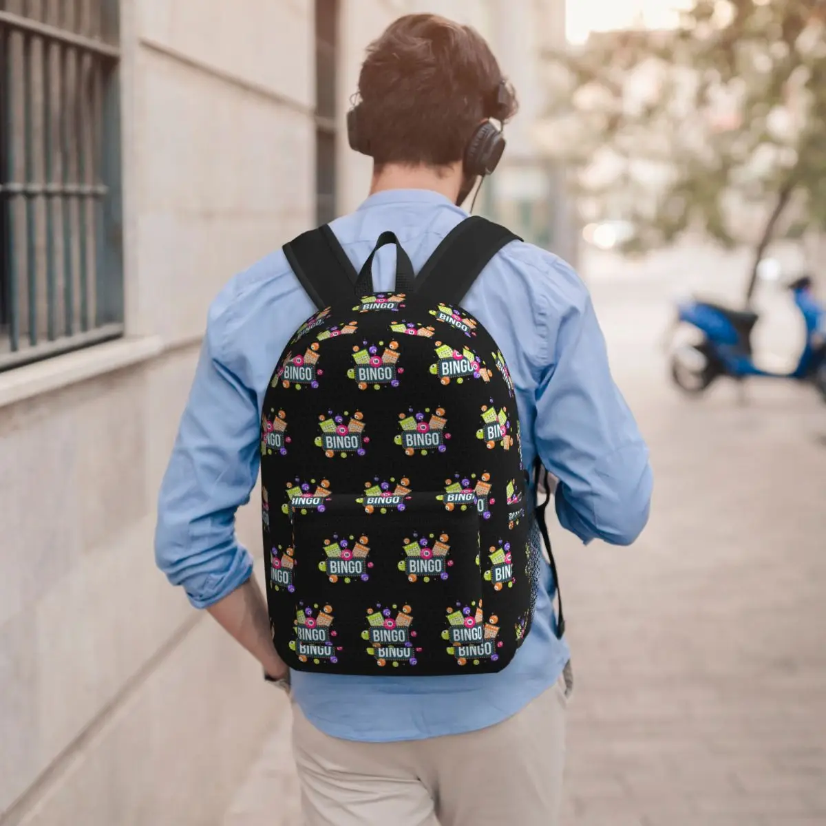 Come For Bingo Game Backpack Boys Girls BookBag Children School Bag Laptop Shoulder Bags for Men Women