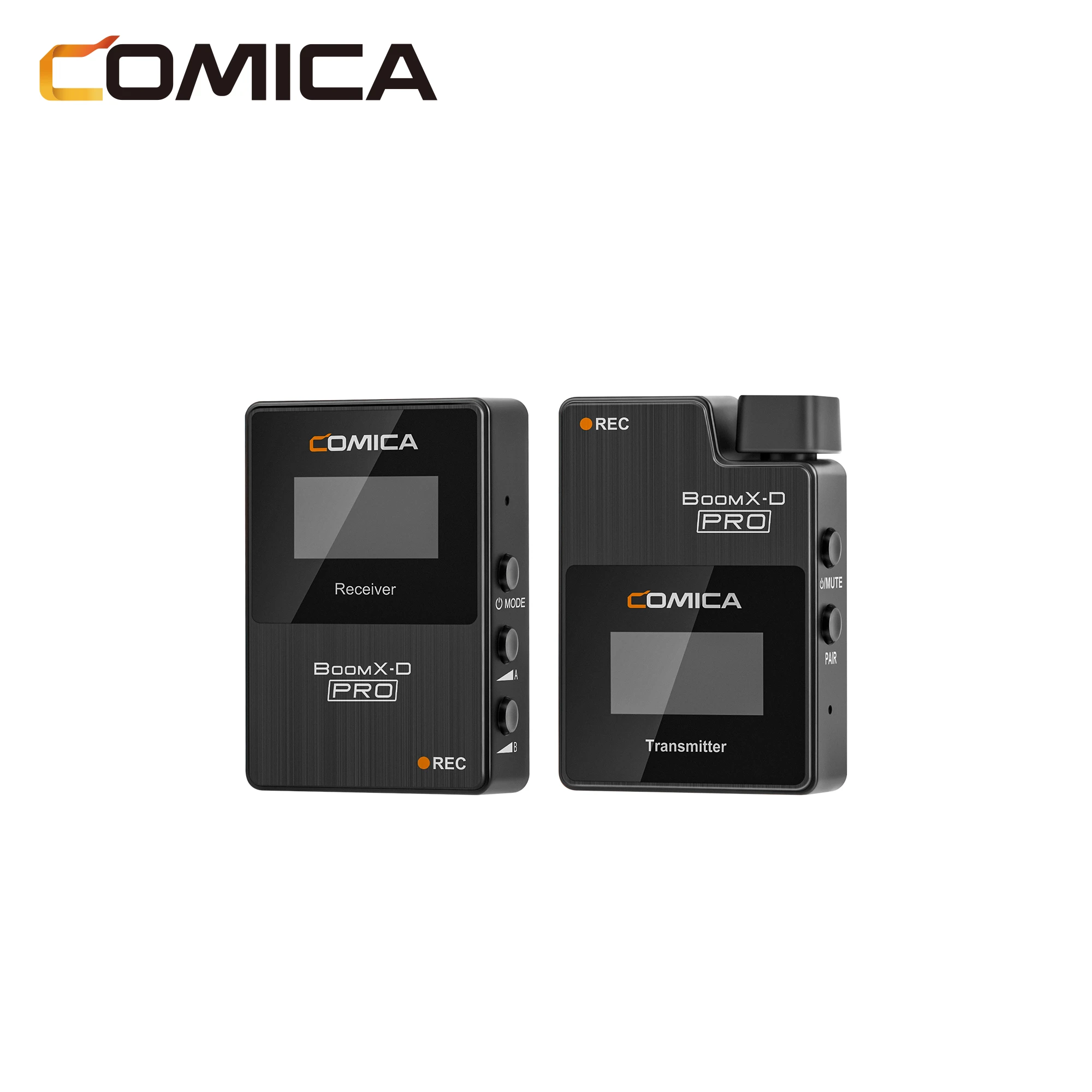 COMICA BoomX-D Pro 2.4GHZ Dual-channel Wireless Lapel Microphone Professional Microphone For Camera Phone PC Youtube Blogger