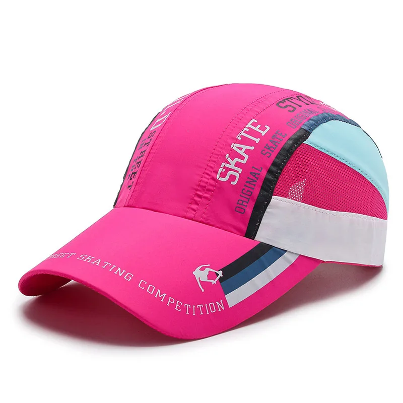 Atmungsaktive, schnell trocknende Unisex-Baseballkappe für Outdoor-Sport und Sonnenschutz für Damen und Herren – Detail 3