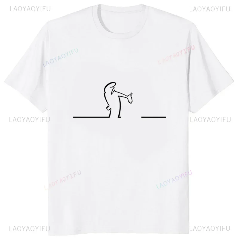 La Linea The Line Funny Printed Merry Christmas Tshirt Cotton Comfortable Hip Hop Streetwear Man T-shirt Y2k Hipster Women Tees image 4
