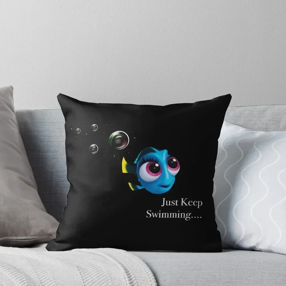 

Dory , just keep swimming Throw Pillow Christmas Covers covers for pillows Ornamental Pillow Cushions For Sofa pillow