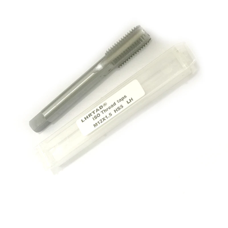 Left Hand tap M12x1.5 Metric Fine thread plug tap M12X1 25 HSS straight fluted Fine screw thread Tap M12x1.75 M12x1.0 M12x0.75