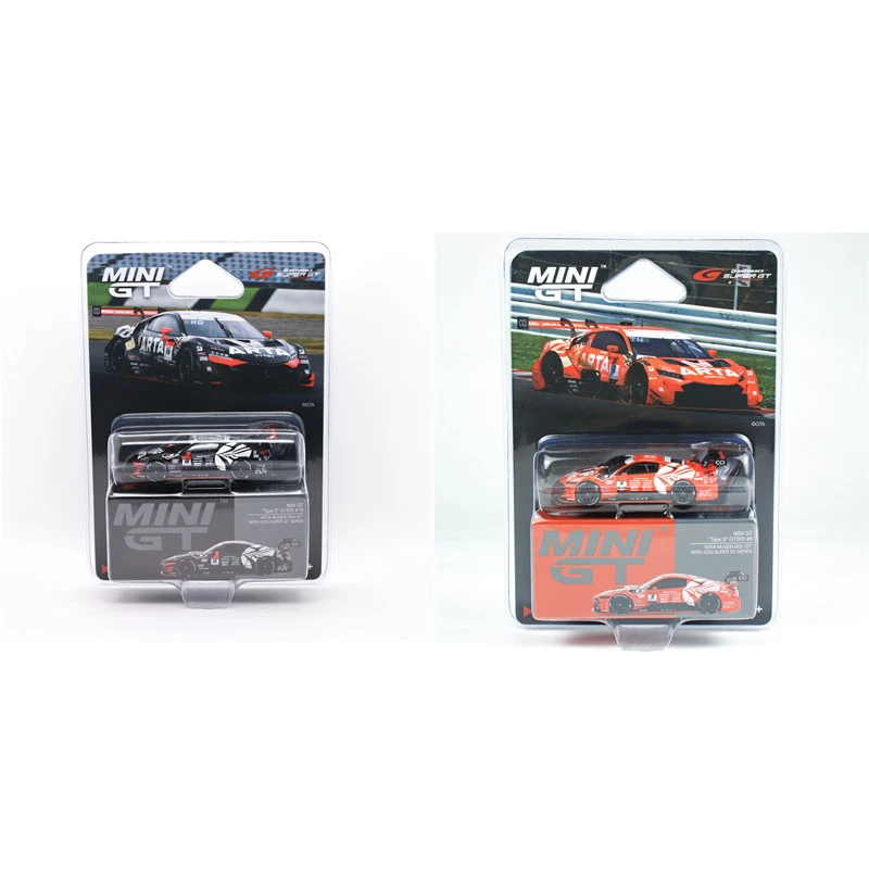 รถโมเดลไดแคสต์ MINI GT 1:64 NSX-GT Type S GT500 หมายเลข 8 / หมายเลข 16 ปี 2023 รุ่น MGT00786/7