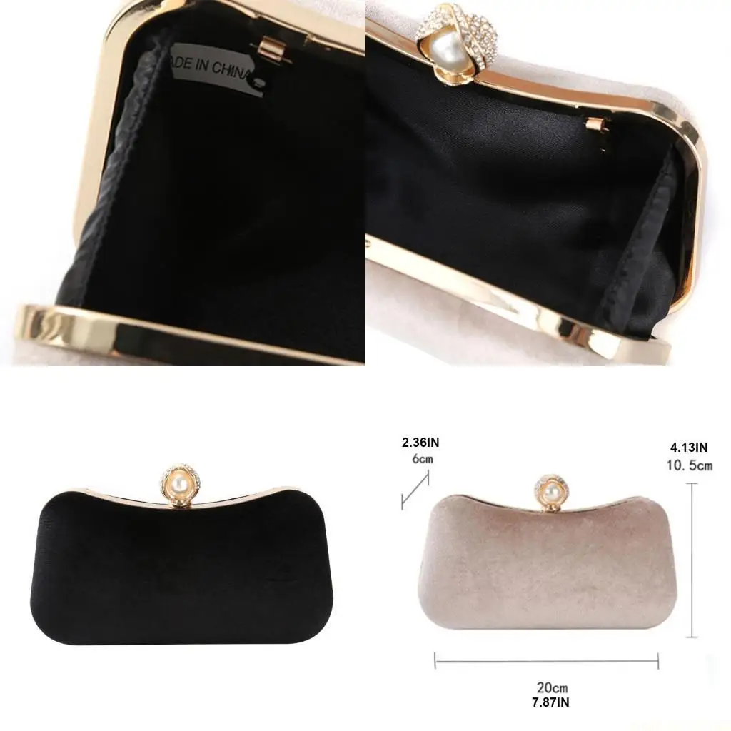 

X90D Женская вечерняя сумка через плечо Свадебный бархатный клатч для выпускного вечера Свадебная сумка через плечо Кошелек
