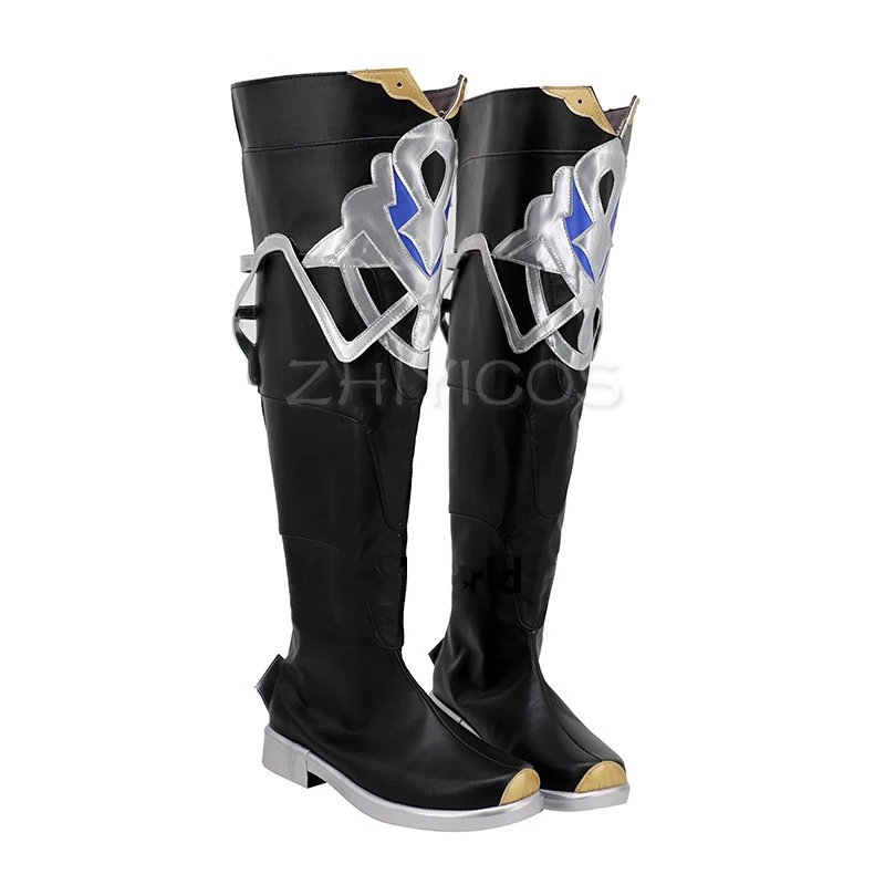 Neue Genshin Impact Cosplay Schuhe Genshin Impact Albedo Cosplay Schuhe Damen Herren Karneval Halloween Fersenschuhe