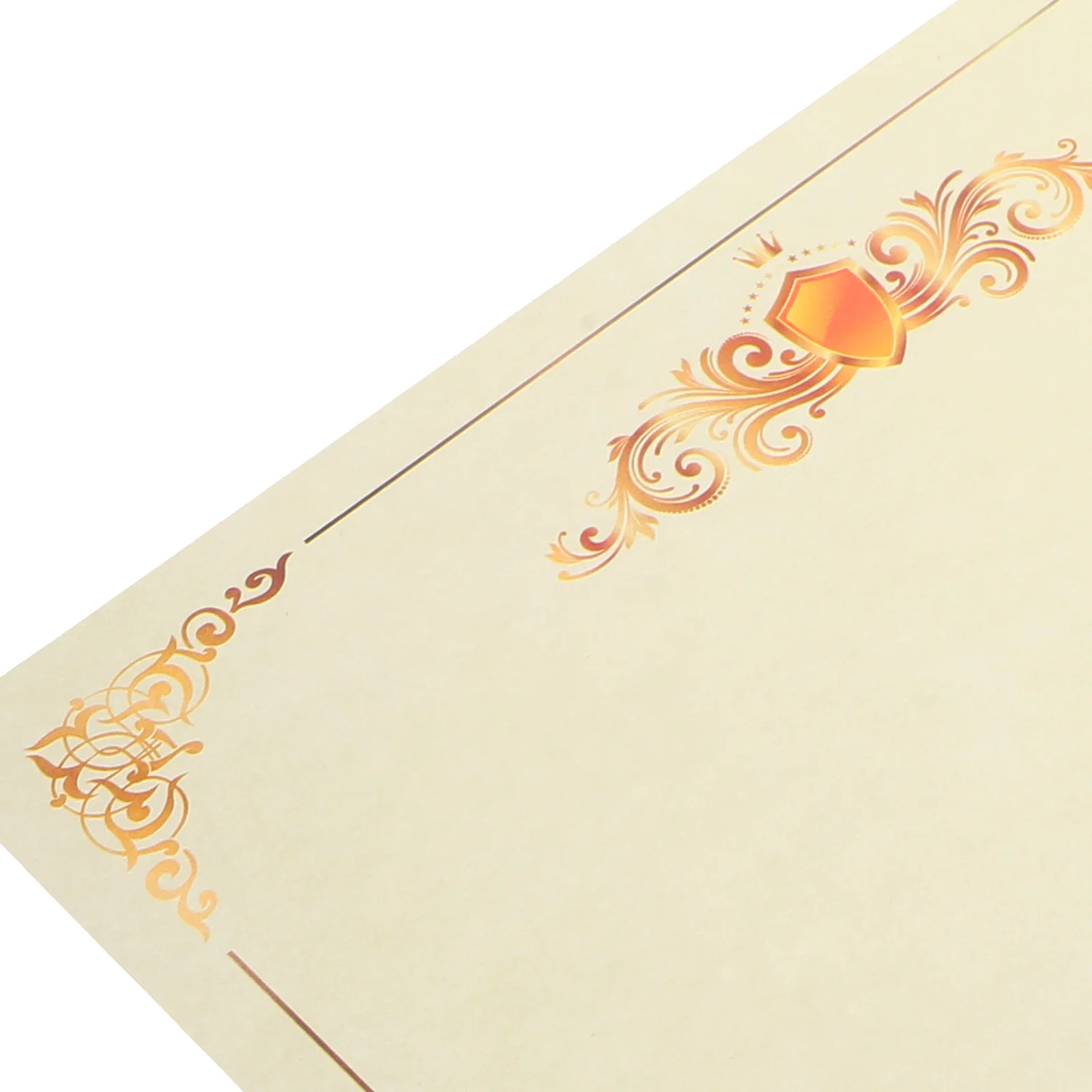 

100-листовая пустая бумага для сертификата, двусторонняя смещенная для академических наградов, распознавание сотрудников и сертификаты для печати