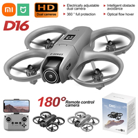 D16 Mini Drone 4K HD Camera 180° Electrically Adjustable Lens Anti-collision Design RC Quadcopter Optical Flow Positioning Drone