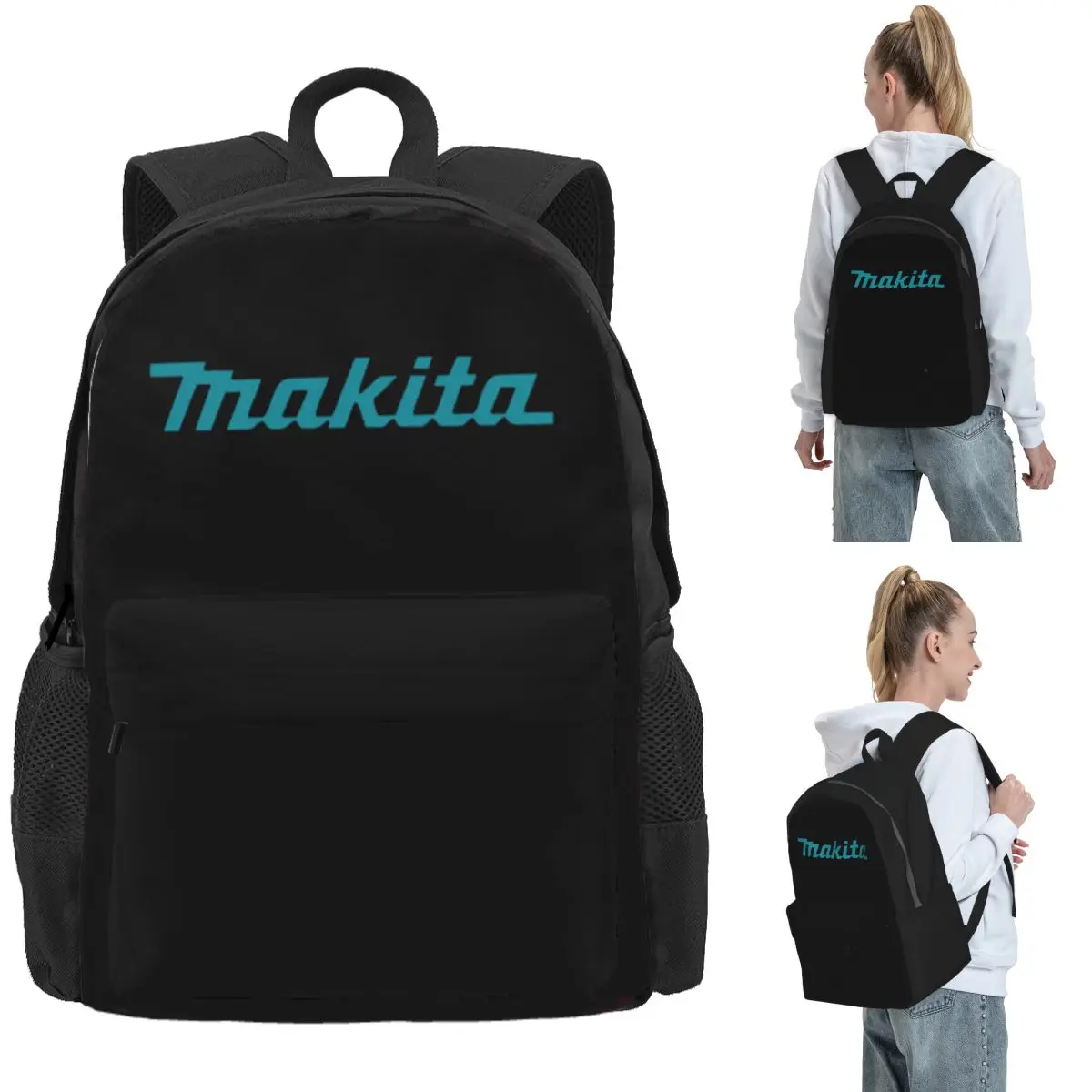 Makita Rucksack, Tagesrucksack, großes Fassungsvermögen, für Jungen und Mädchen, Büchertasche, Schultasche, Umhängetaschen für Männer und Frauen