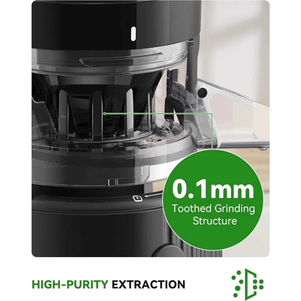 Koude Pers Juicer Met 2 Kopjes, 4.3 "Voeding Chute Kauwpers, 99% Superieure Sap En Automatische Voeding, Sapcentrifuge