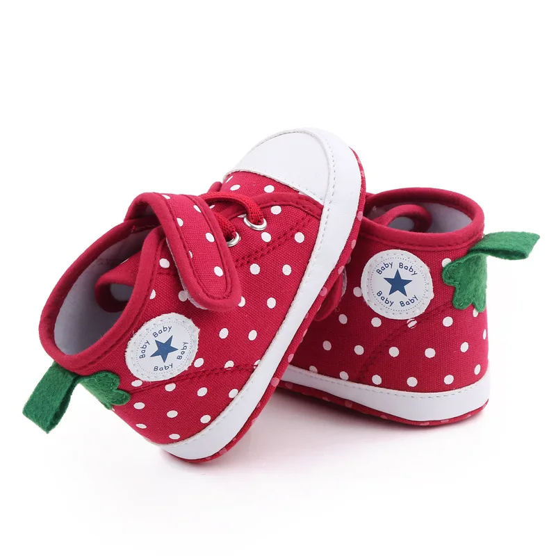 Scarpe casual per bambini Scarpe di tela per neonati per neonati Scarpe da ginnastica prewalker con suola morbida carina Scarpe da passeggio Primo