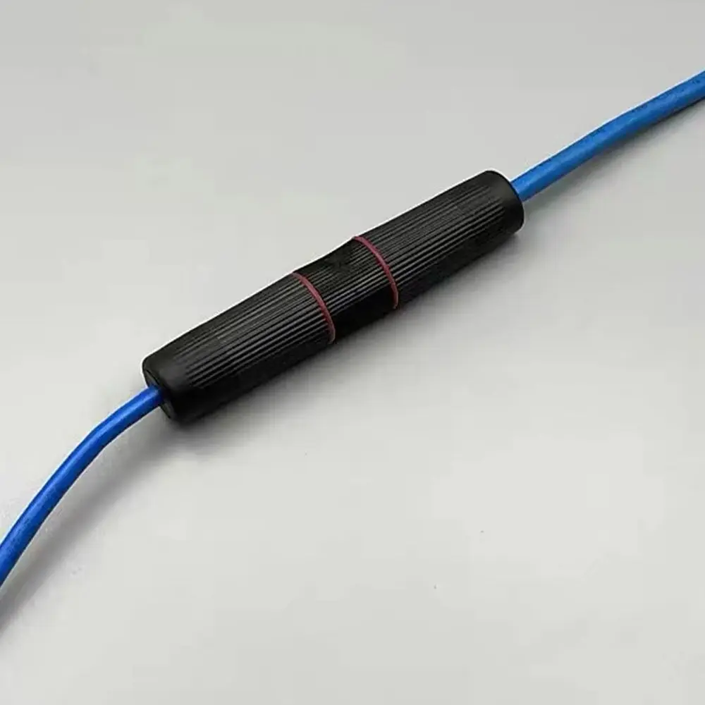New 1Pcs Straight-through RJ45 Docking Connector Double Head Broadband Ethernet Network Network Cable Extender Waterproof IP67