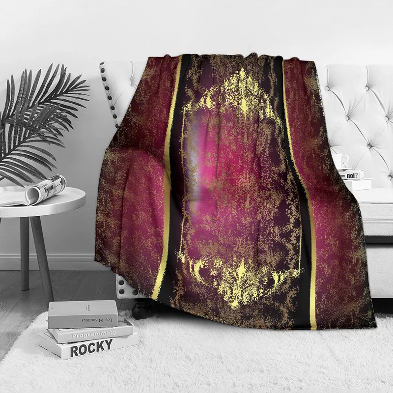 أنيقة الأزهار المخملية رمي بطانية فاخرة لينة الزخرفية أريكة سرير غرفة المعيشة غطاء الوسادة هدية #6