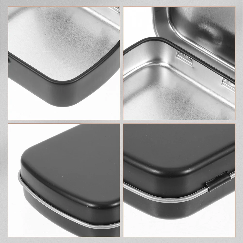 

5pcs Mini Iron Tin Box 60x45x15mm Hinge Gold Storage Containers Durable ganizer Empty Sundries Box Accessories Sample Case