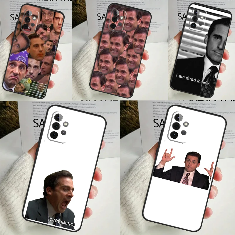 Michael Scott The Office Humor Case For Samsung Galaxy A55 A35 A25 A15 A51 A71 A12 A32 A52 A13 A33 A53 A14 A34 A54 Coque