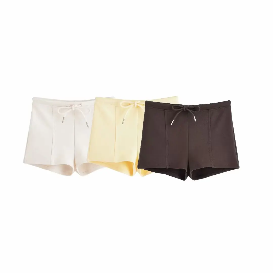 2025 AZRAF Women summer new fashion Tongle wind multicolor comfortable casual shorts chic lace-up waist Joker shorts Mujer