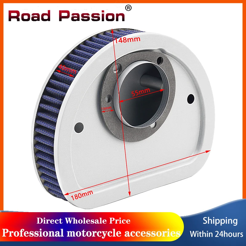 

Motorcycle Air Filter Cleaner For HARLEY FLHR FLHRC FLHRCI FLHRI FLHRS FLHT FLHTI Road King Electra Glide Classic 29461-99