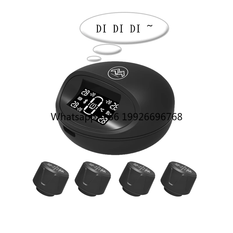 R10 Mini Circular Digital Tire Pressure Monitor Tpms Sensor for Car Tpms Tire Pressure Monitoring
