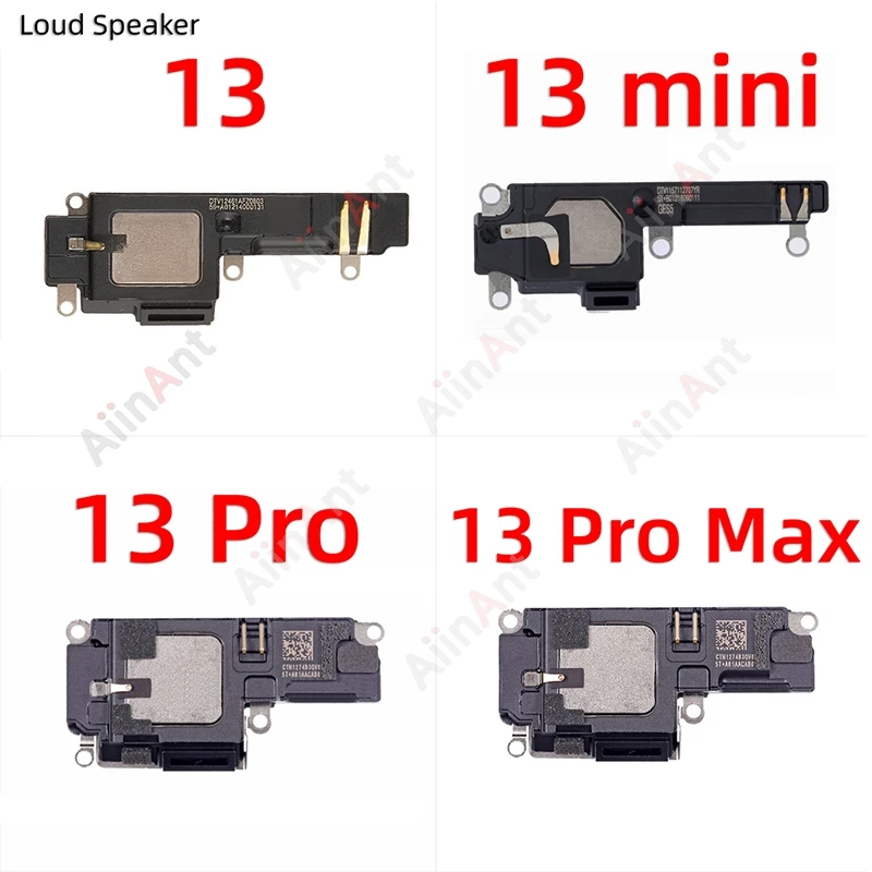 OEM Sticker + Flex For iPhone 15 14 13 12 Pro Max Plus Bottom LoudSpeaker Phone Sound Ringer Loud Speaker Flex Cable image 6