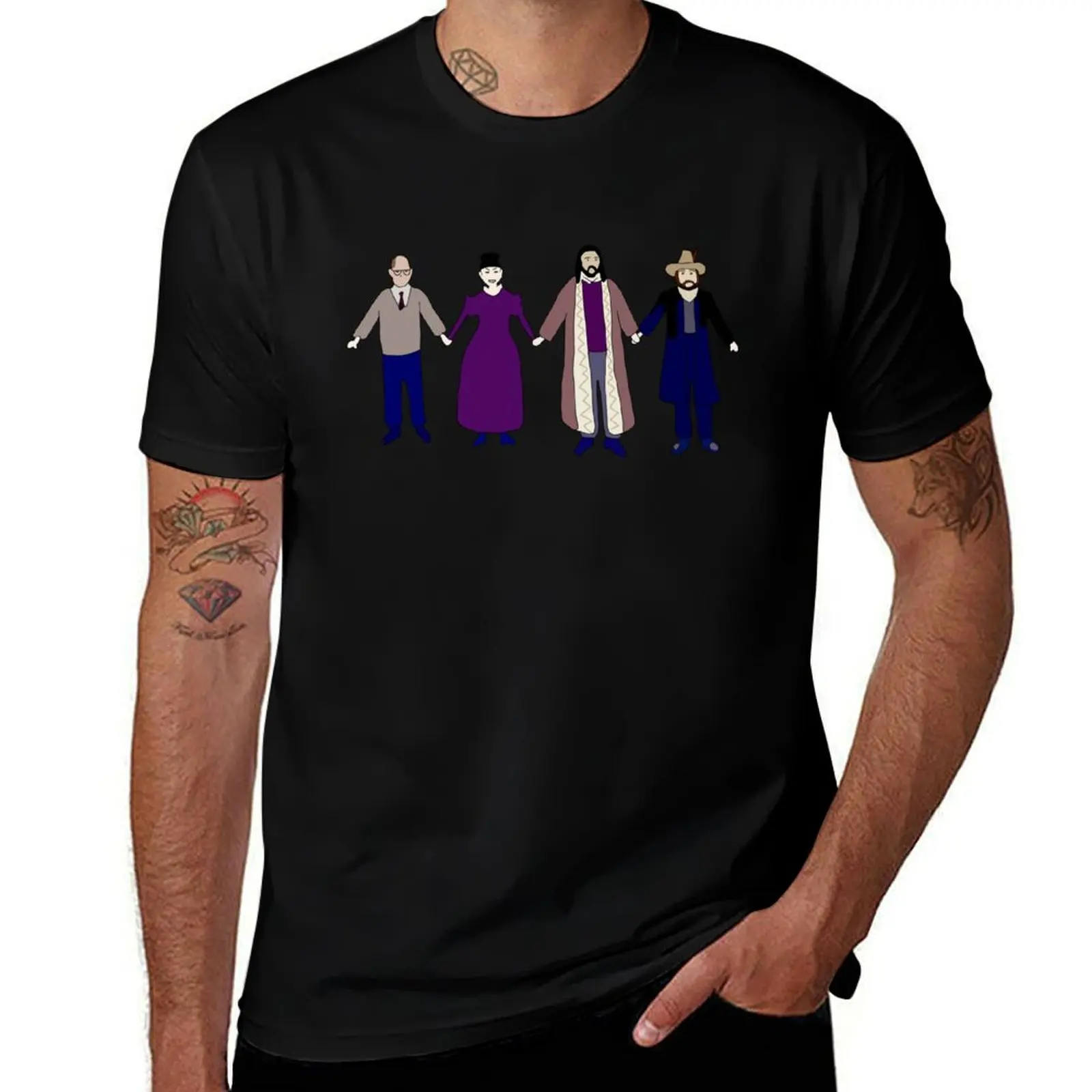 Colin Robinson's Painting - What We Do In The Shadows T-Shirt Work Basic Short Sleeve Top T-Shirt